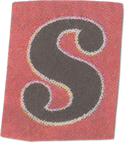 Ransom Cut Out Letter S